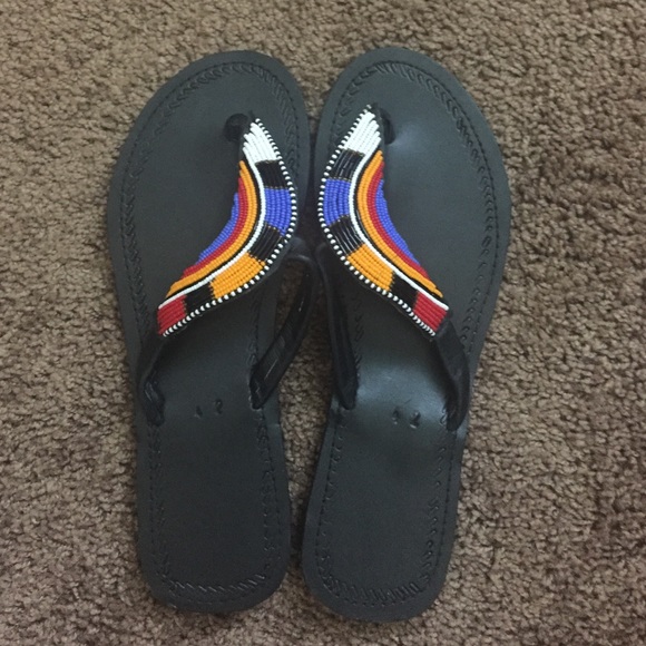 Beaded Masaai Sandal