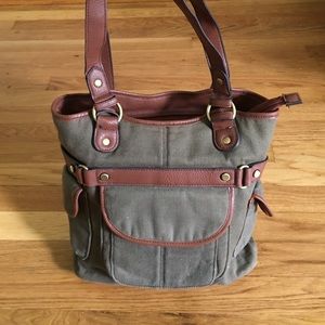 Bass Army Green Purse