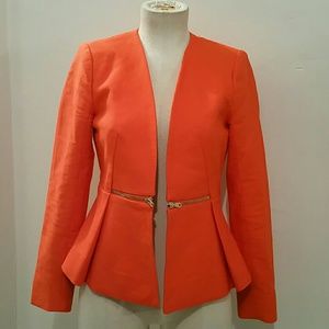 Club Monaco Orange Blazer Size 2