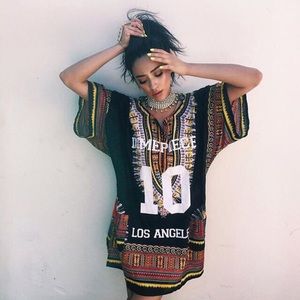 Dimepiece Dashiki Los Angeles Shirt Dress