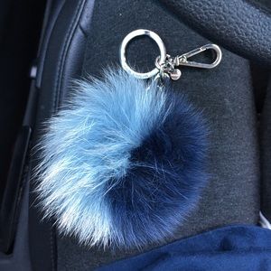 Michael Kors Puff ball keychain
