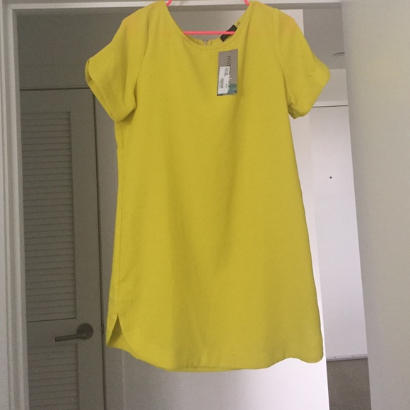 Yellow T-Shirt Dress Never Worn