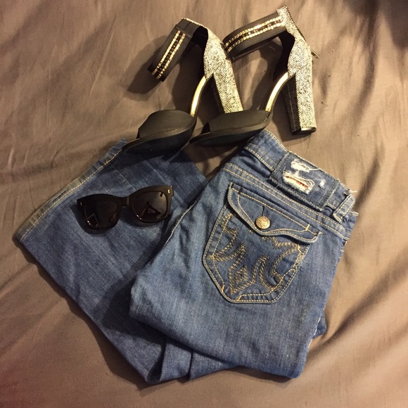 MEK Denim Boot Cut Jeans