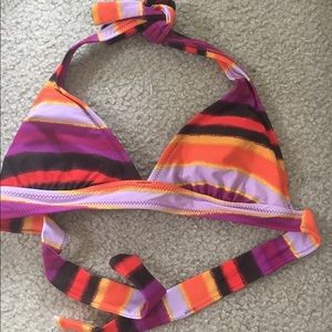 Old Navy Striped Bikini Top