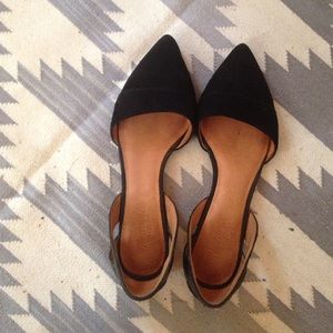 Madewell suede + leather flats