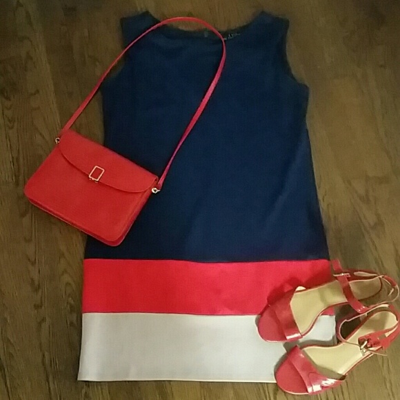 one clothing Dresses & Skirts - Color block Above the knee shift dress