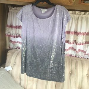Liz Claiborne purple shirt NWT