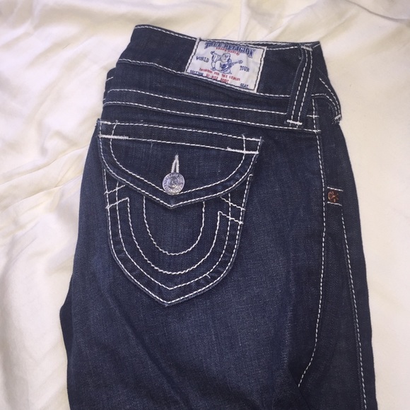 True religion hi-rise boot cut jeans size 27
