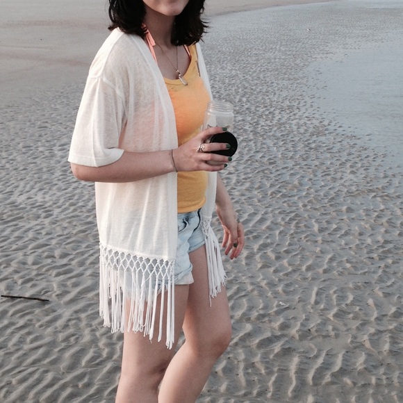 Fringe summer boho vest