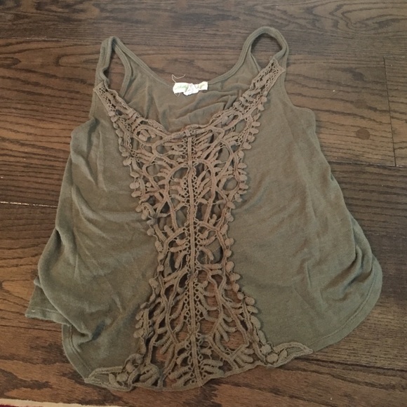 Olive Green Tank Top