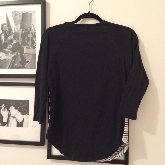 Striped Baseball Tee - Picture 2 of 4