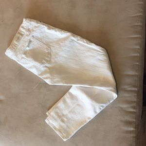 Joe's white ripped jeans