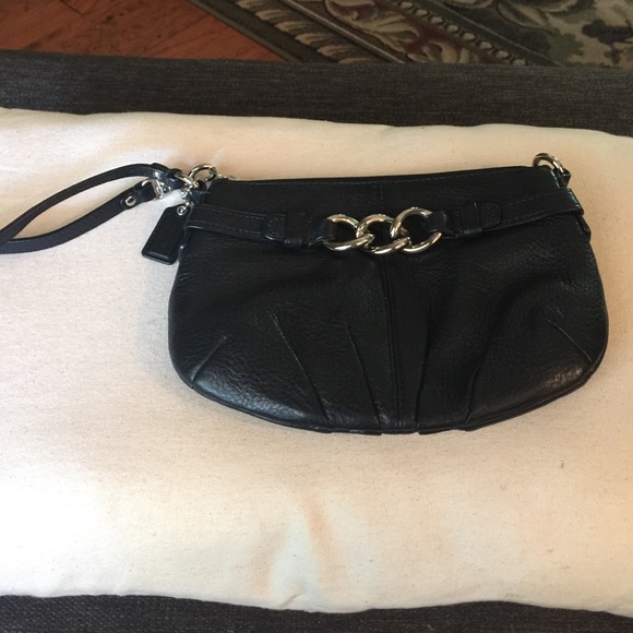 Coach wristlet  black