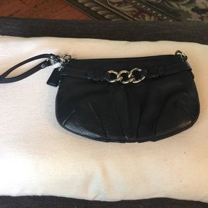 Coach wristlet  black