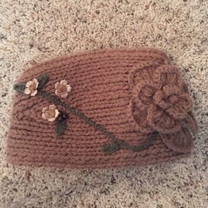 Knit head wrap ear warmers