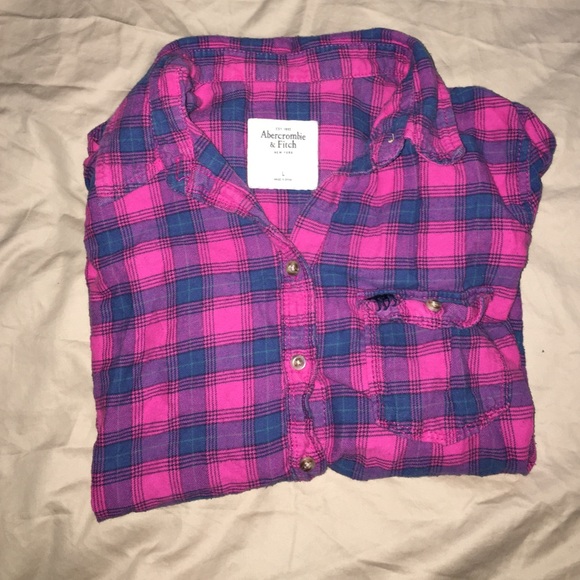Abercrombie & Fitch plaid button down