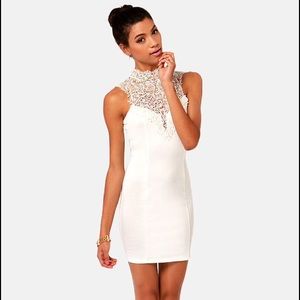 **New**Lulu's White Mini Dress