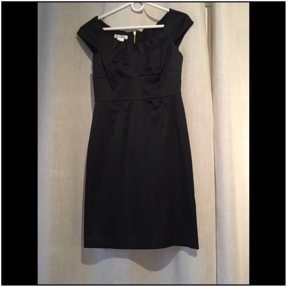 Satin Little Black Dress