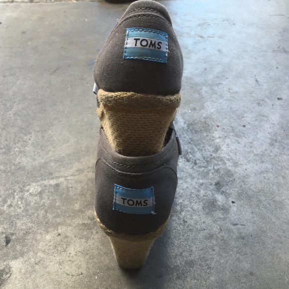 Toms Peep Toe wedges - Picture 2 of 2