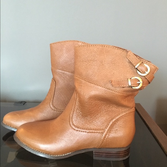 Chinese Laundry tan leather booties