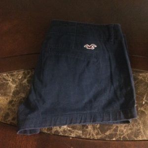 Hollister navy blue shorts