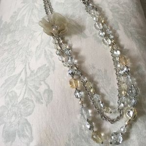Beautiful bead and chain necklace