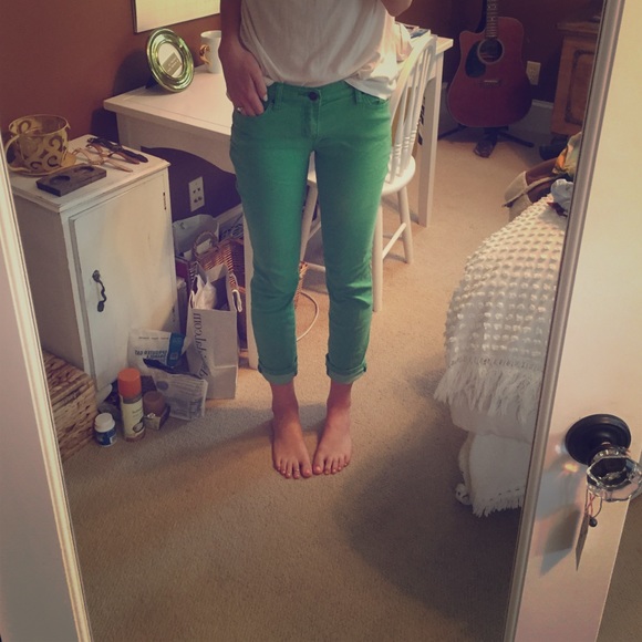 Green pants