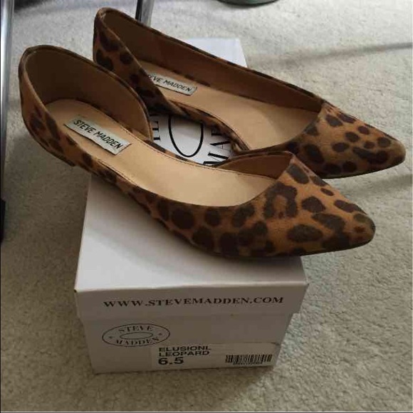 Steve Madden Leopard Elusion Flats