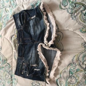 denim shorts for summer fun