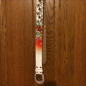 Authentic Ed Hardy Belt w/ Rhinestone Buckle