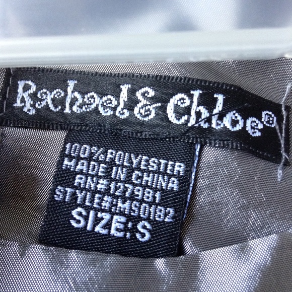 Silver Ruffle Mini Skirt - Picture 5 of 5