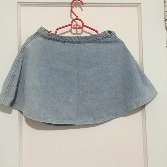 American Apparel denim circle skirt