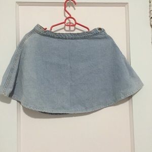 American Apparel denim circle skirt