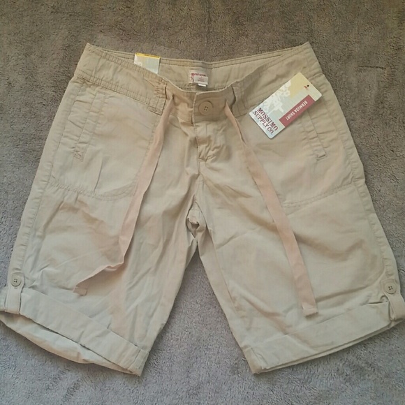 NWT Khaki Bermuda Shorts
