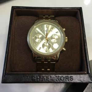 Michael Kors Gold Chronograph Watch