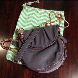 Deux Lux Small Gray Crossbody