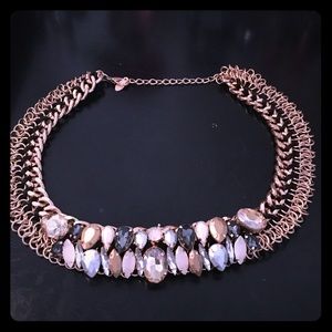 Gold/Black/Silver Aldo Statement Necklace