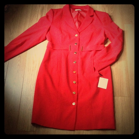 LAST CALL Calvin Klein Trench Dress