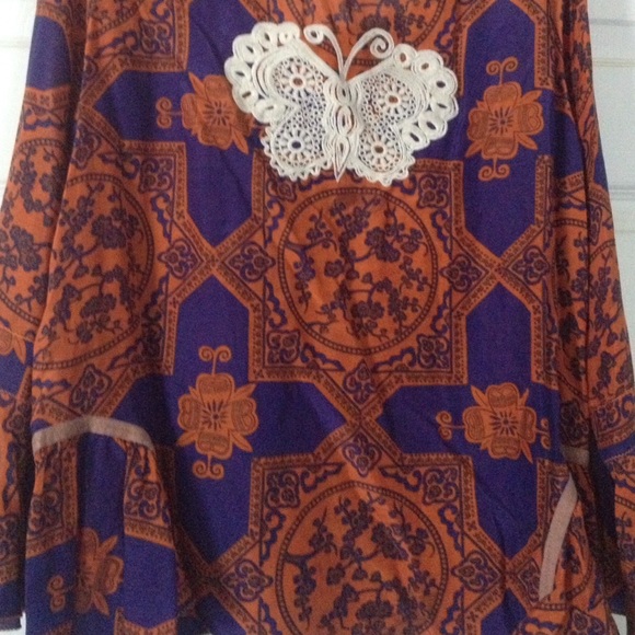 Anthropology Odd Molly silk top, 2