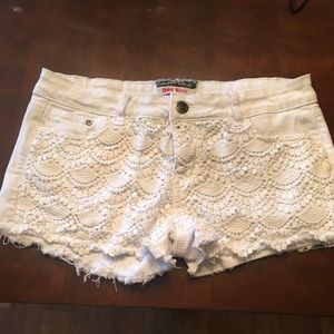 Cute White Shorts only worn once! Priced to sell