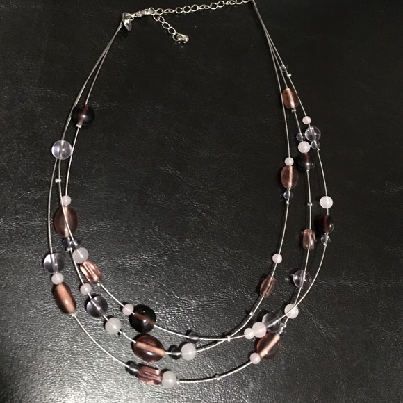 "Plum struck" necklace