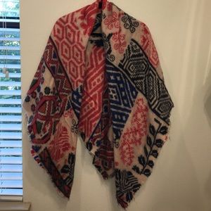 Zara Aztec Print Blanket Scarf