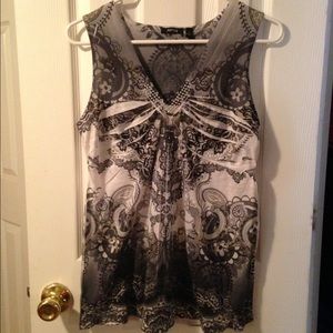 🐣Bundle for 3$ Apt.9 fancy tank top Sz.S. NWOT