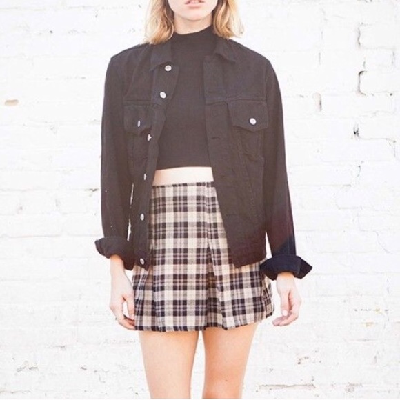 Brandy Melville plaid skirt