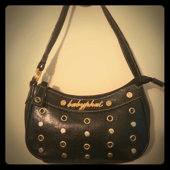 Baby Phat Handbags - Black Baby Phat Mini Bag