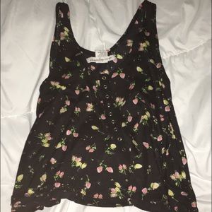 Floral crop top