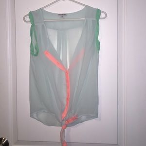 American Eagle. Sheer tank top.