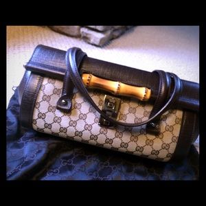 Authentic GUCCI Monogram Bamboo Bullet