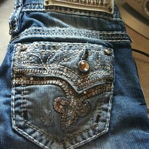 womens rock revival capris