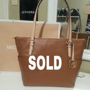 Jet set EW TZ tote leather